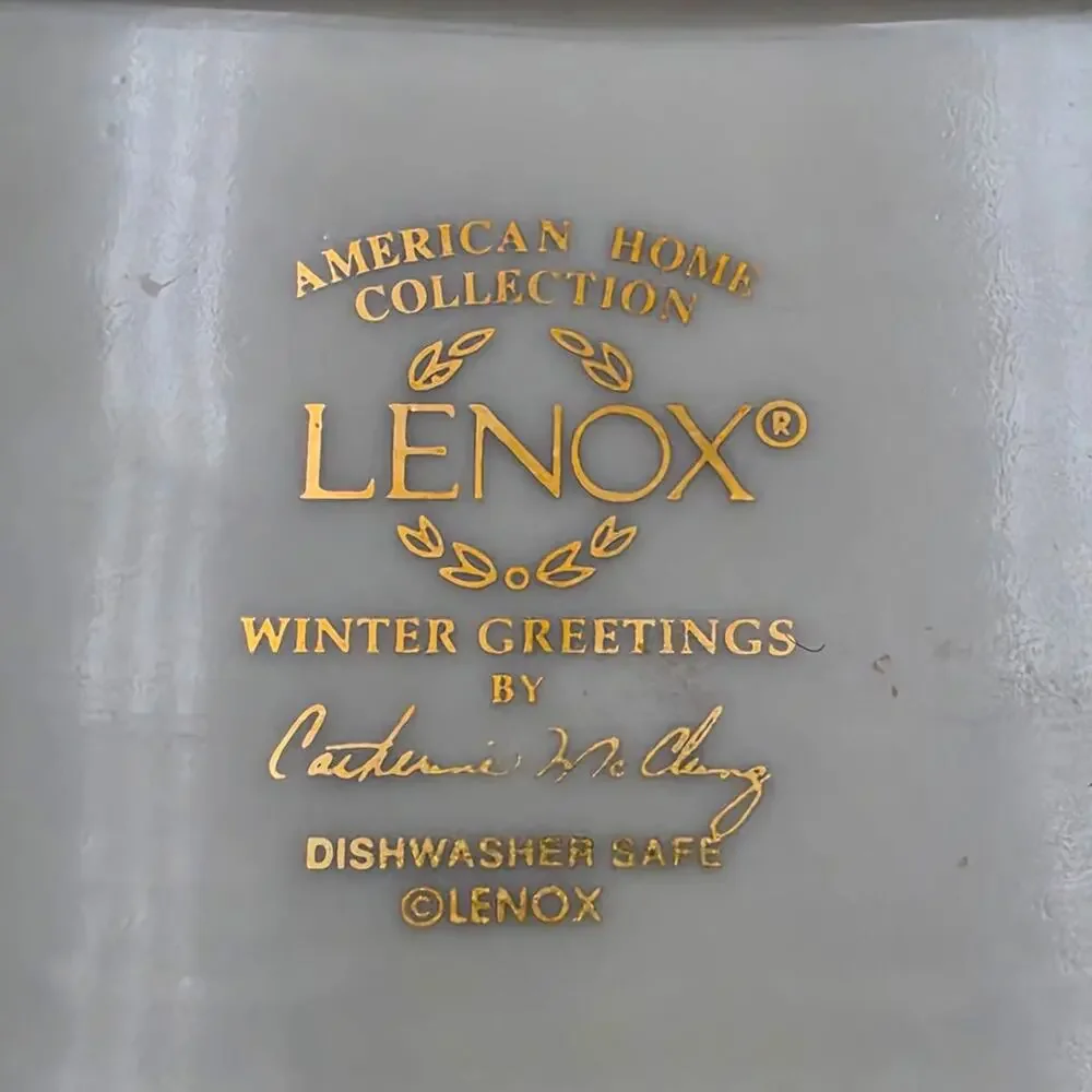 Lenox Winter Greetings Christmas Tree Divided Serving Dish 10